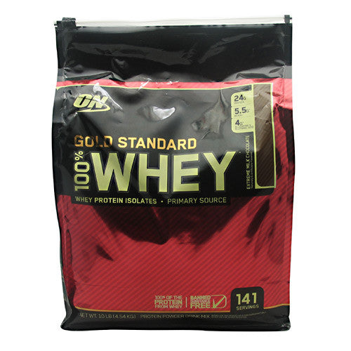 Optimum Nutrition Gold Standard 100% Whey - Extreme Milk Chocolate - 10 lb - 748927053159