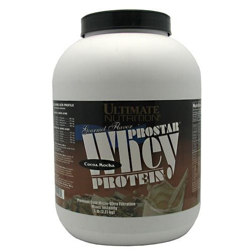 Ultimate Nutrition ProStar Whey Protein - Cocoa Mocha - 5 lb - 099071001375