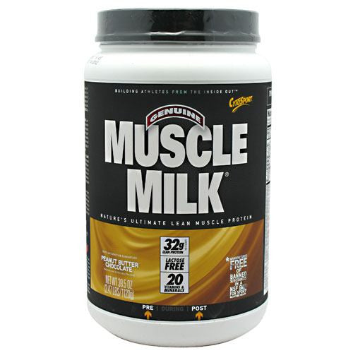 CytoSport Muscle Milk - Peanut Butter Chocolate - 2.47 lb - 660726503904