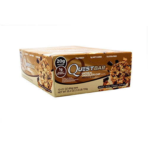 Quest Nutrition Quest Protein Bar - Oatmeal Chocolate Chip - 12 Bars - 888849004645