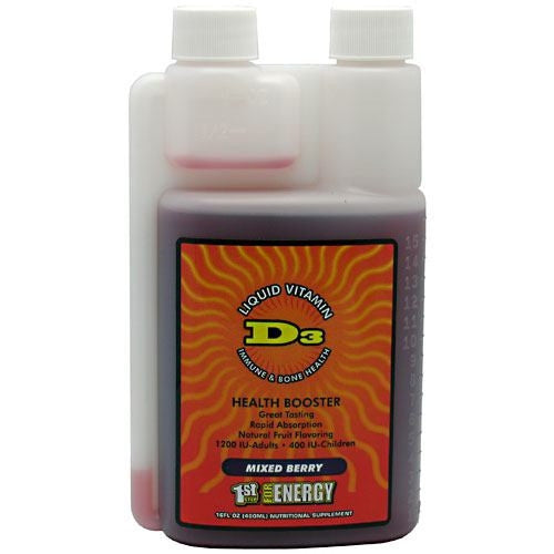 1st Step for Energy Liquid Vitamin D3 - Mixed Berry - 16  - 673131982318