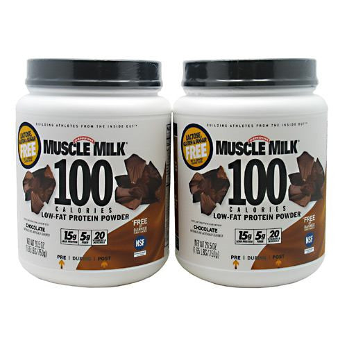 CytoSport Muscle Milk 100 Calories 2-pack - Chocolate - 1.65 lb - 00660726595213