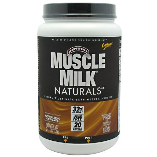 CytoSport Natural Muscle Milk - Real Chocolate - 2.48 lb - 660726504703