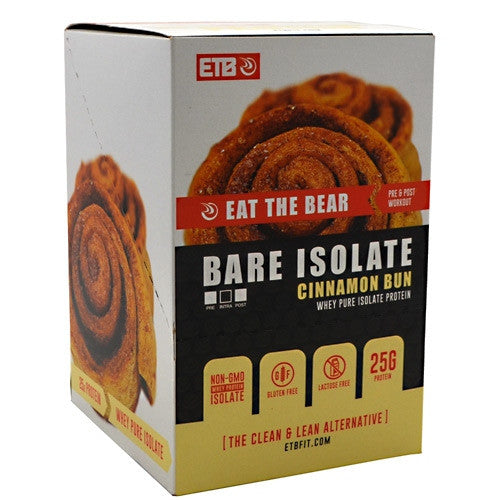 Eat The Bear Whey Pure Isolate Protein - Cinnamon Bun - 10 Servings - 637262797180