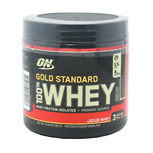 Optimum Nutrition Gold Standard 100% Whey - Double Rich Chocolate - 3 Servings - 748927052213