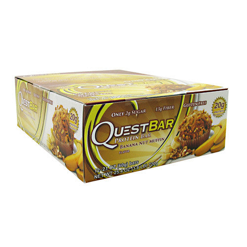 Quest Nutrition Quest Natural Protein Bar - Banana Nut Muffin - 12 Bars - 888849000746