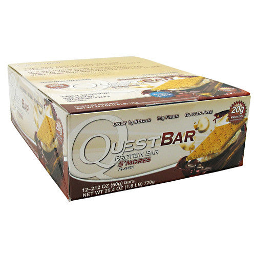 Quest Nutrition Quest Protein Bar - Smores - 12 Bars - 888849001231