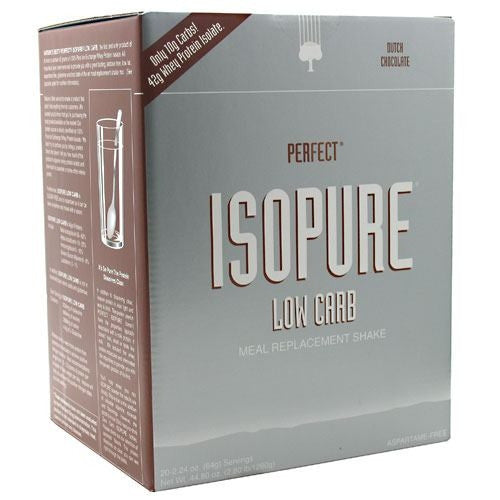 Natures Best Perfect Low Carb Isopure - Dutch Chocolate - 20 Servings - 089094021634