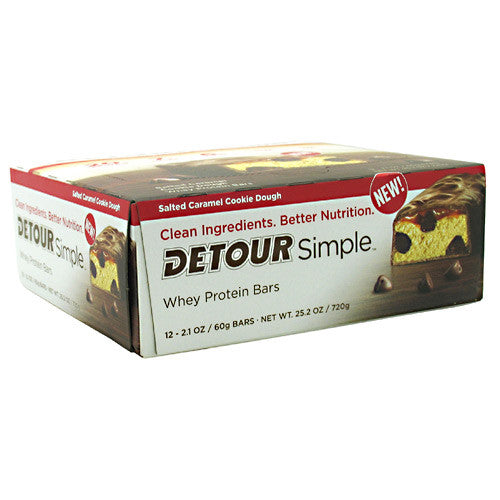 Forward Foods Detour Simple Detour Simple - Salted Caramel Cookie Dough - 12 Bars - 733913010254