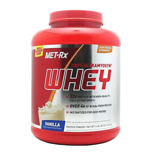 MET-Rx 100% Ultramyosyn Whey - Vanilla - 5 lb - 786560546522