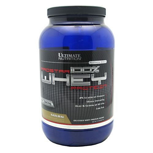 Ultimate Nutrition ProStar Whey Protein - Natural - 2 lb - 099071001412