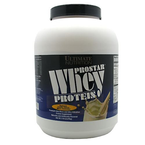 Ultimate Nutrition ProStar Whey Protein - Vanilla - 5 lb - 099071001481