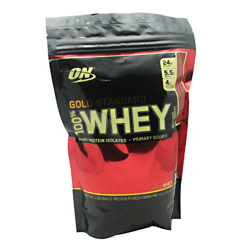 Optimum Nutrition Gold Standard 100% Whey - Delicious Strawberry - 1 lb - 748927052244