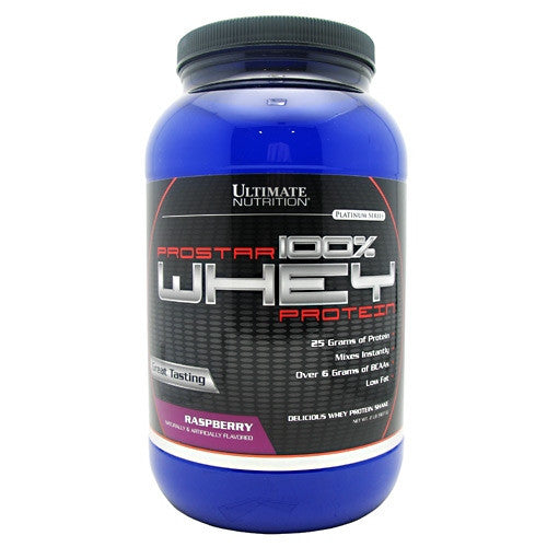 Ultimate Nutrition ProStar 100% Whey Protein - Raspberry - 2 lb - 099071001382