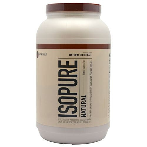 Natures Best Isopure Natural - Chocolate - 3 lb - 089094022396