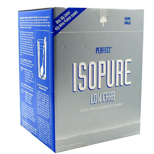 Natures Best Perfect Low Carb Isopure - Creamy Vanilla - 20 Servings - 089094021610