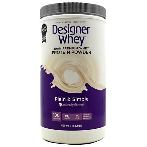 Designer Protein Designer Whey - Plain & Simple - 2 lb - 844334001353