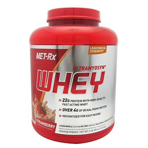 MET-Rx 100% Ultramyosyn Whey - Strawberry - 5 lb - 786560167543