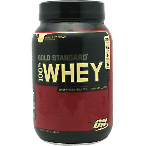 Optimum Nutrition Gold Standard 100% Whey - Vanilla Ice Cream - 2 lb - 748927028652