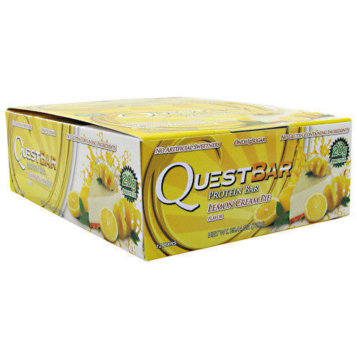 Quest Nutrition Quest Natural Protein Bar - Lemon Cream Pie - 12 Bars - 888849000722