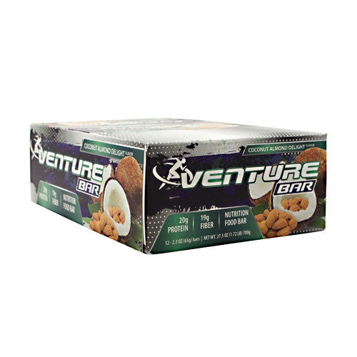 Venture Bar Venture Bar - Coconut Almond Delight - 12 Bars - 856422005440