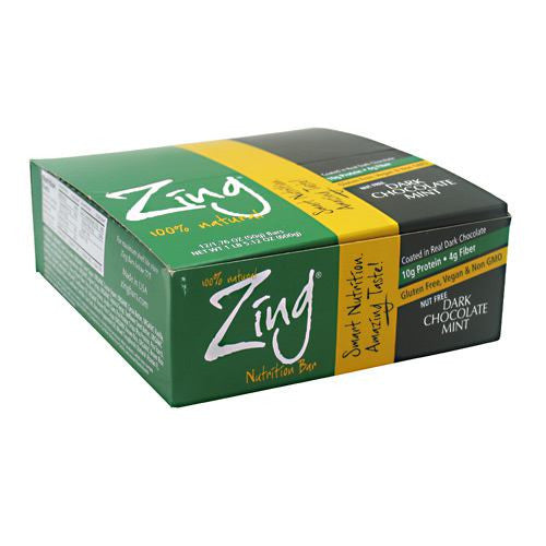Zing Zing Bar - Dark Chocolate Mint - 12 Bars - 855531002135
