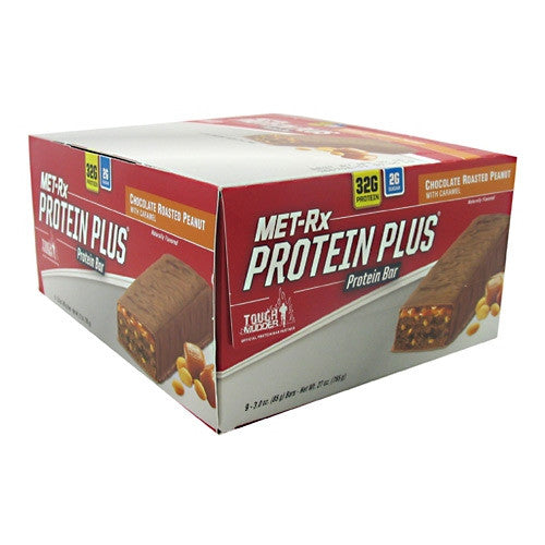 MET-Rx Protein Plus - Chocolate Roasted Peanut with Caramel - 9 Bars - 786560557122