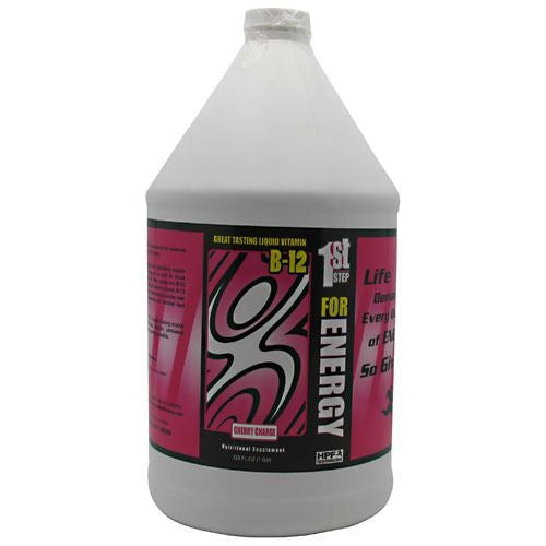 1st Step for Energy Liquid Vitamin B-12 - Cherry Charge - 1 gallon - 673131100774