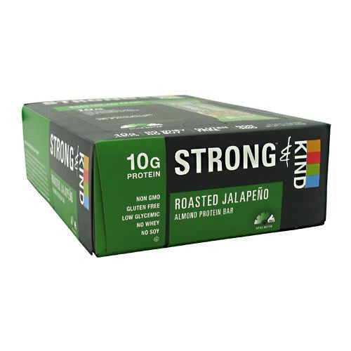 Kind Snacks Strong & Kind - Roasted Jalapeno Almond - 12 Bars - 602652171598