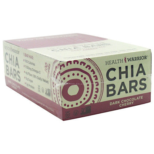 Health Warrior Chia Bar - Dark Chocolate Cherry - 15 ea - 852684003262