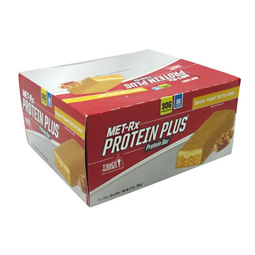 MET-Rx Protein Plus - Creamy Peanut Butter Crisp - 9 Bars - 786560557146