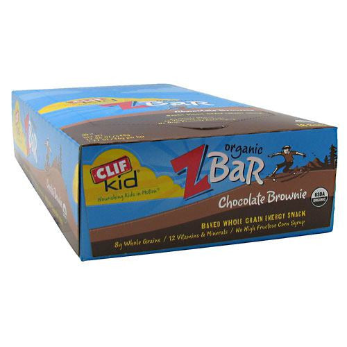 Clif Kid Organic Zbar - Chocolate Brownie - 18 Bars - 722252191830