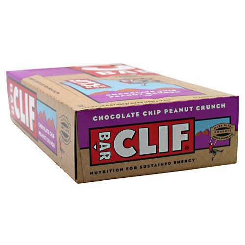 Clif Bar Energy Bar - Chocolate Chip Peanut Crunch - 12 ea - 722252301307