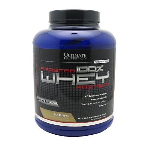 Ultimate Nutrition ProStar Whey Protein - Natural - 5 lb - 099071001429