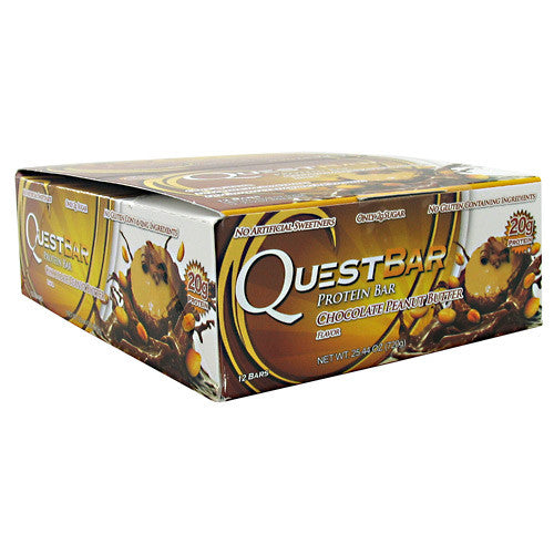 Quest Nutrition Quest Natural Protein Bar - Chocolate Peanut Butter - 12 Bars - 888849000463